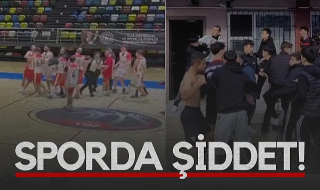 Samsun'da Sporda Şiddet: Öğretmen Hakeme Kafa Attı, Öğrenciler Öğretmene Saldırdı
