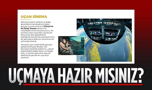 Samsun’da Uçan Sinema Dönemi: Şehri Havadan Keşfedin!