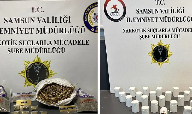 Samsun'da Uyuşturucu Operasyonunda 5 Zanlı Yakalandı