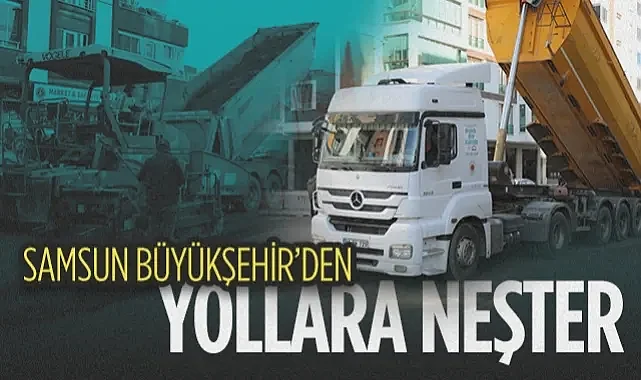 Samsun’da Yol Seferberliği: SBB Yılın Son Günlerinde 4 İlçeye Neşter Vurdu