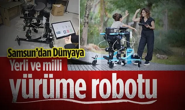 Samsun’dan Dünya Çapında İnovasyon: Yerli Yürüme Robotu MYR KIDS Tanıtıldı