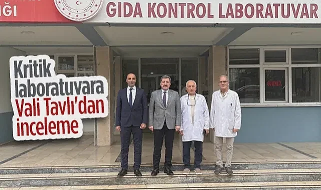 Samsun Gıda Kontrol Laboratuvarı'na Vali Orhan Tavlı'dan inceleme