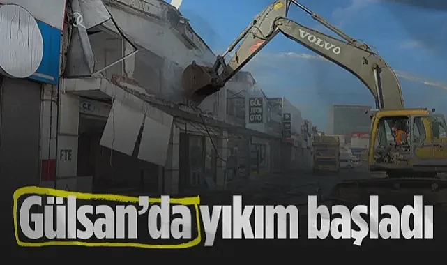 Samsun Gülsan Sanayi Sitesi'nde Kentsel Dönüşüm Başladı: İlk Yıkım Gerçekleşti