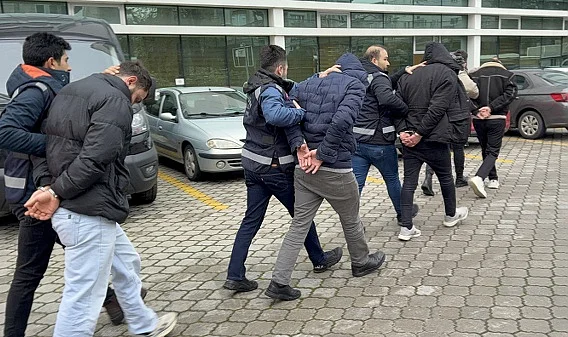 Samsun'da Dev Makaron Operasyonu: 13 Adrese Eş Zamanlı Baskın
