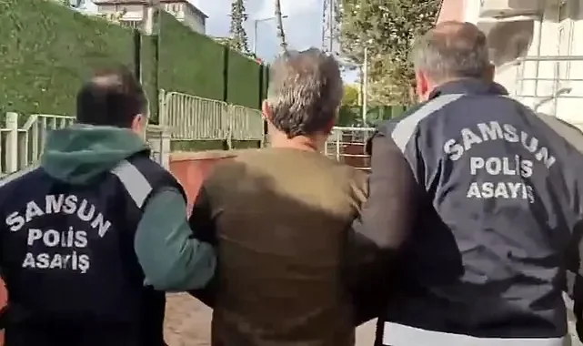 Samsun'da 13 Yıl Hapis Cezalı Firari Polisin Takibiyle Yakalandı