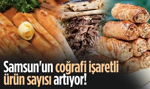 Samsun'un Coğrafi İşaretli Ürün Sayısı 17'ye Yükseldi