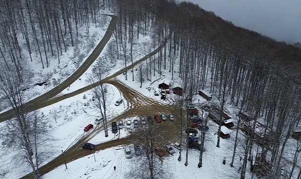 Samsun'un Yüksek Kesimlerinde Kar Yağışı Etkili Oldu
