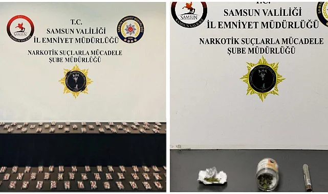 Samsun'da Eş Zamanlı Narkotik Operasyonu: 5 Zanlı Yakalandı
