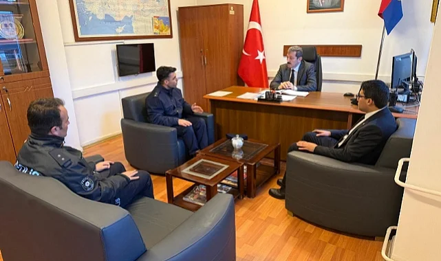 Samsun Valisi Tavlı'dan Asarcık'ta Emniyet ve Jandarmaya Ziyaret