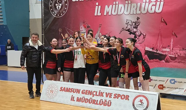 Samsun Yıldız Kızlar Hentbol Ligi'nde Zafer GSK'nın