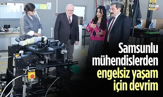 Samsunlu Mühendislerden Büyük Başarı: Fiziksel Engelliler İçin Mobil Yürüme Robotu!