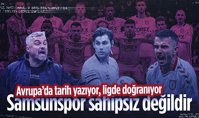 Samsunspor Avrupa'da Tarih Yazıyor, Ligde Doğranıyor