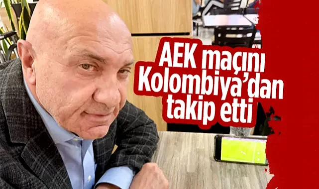 Samsunspor Başkanı Yüksel Yıldırım, AEK Maçını Kolombiya Havaalanından Takip Etti