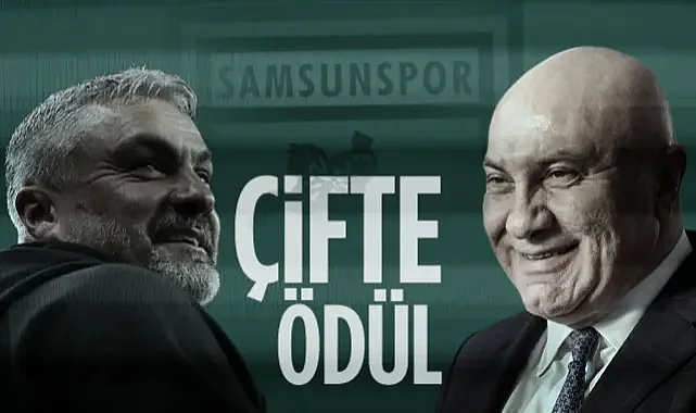 Samsunspor'da Başkan Yüksel Yıldırım ve Thomas Reis'e Çifte Ödül