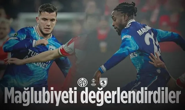 Samsunspor'da Makoumbou ve Yunus Emre Çift Mainz Mağlubiyetini Değerlendirdi