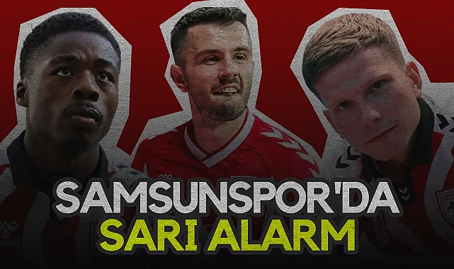 Samsunspor'da Sarı Alarm: Başakşehir Maçı Öncesi 5 İsim Kart Sınırında