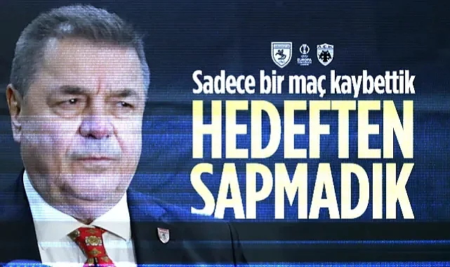 Samsunspor'da Veysel Bilen AEK Maçını Yorumladı: Sadece Bir Maç Kaybettik, Hedeften Sapmadık
