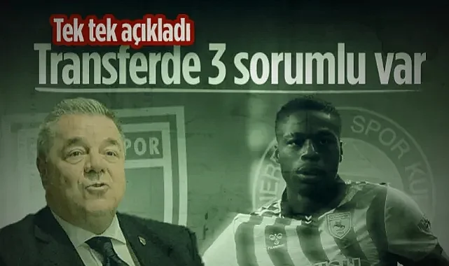 Samsunspor'da Veysel Bilen Musaba Transferinde 3 Sorumlu Saydı: İşten Sorumlu Kulüp Yöneticisi...