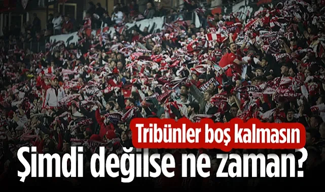 Samsunspor'dan AEK Maçı Öncesi Taraftara Çağrı: Şimdi Değilse Ne Zaman?