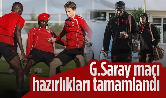 Samsunspor İstanbul Yolcusu! Galatasaray Maçı Hazırlıklarını Tamamlandı