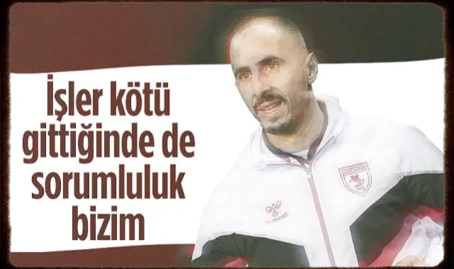 Samsunspor Kaptanı Zeki Yavru'dan Taraftara Özür: İşler Kötü Gittiğinde de Sorumluluk Bizim