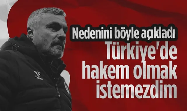 Samsunspor'un Hocası Reis'ten Çarpıcı Açıklama: Türkiye'de Hakem Olmak İstemezdim