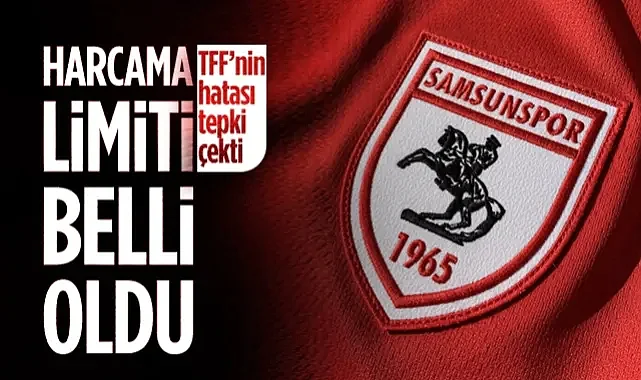 Samsunspor'un Limiti Belli Oldu Ama TFF'den İsim Skandalı Geldi!