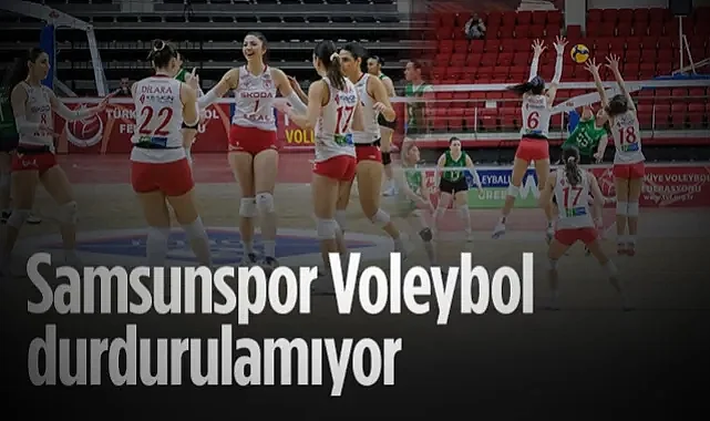 Samsunspor Voleybol Durdurulamıyor: Galibiyet Serisi 15 Maça Çıktı