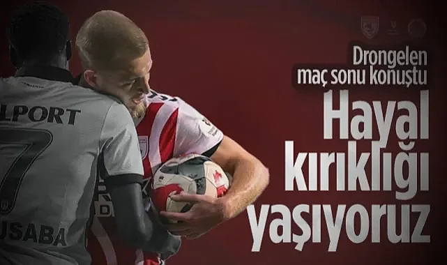 Samsunsporlu Drongelen'den Maç Sonu İtirafı: Hayal Kırıklığı Yaşıyoruz