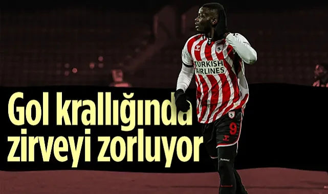 Samsunsporlu Marius Mouandilmadji Gol Krallığı Yarışında Zirveyi Zorluyor