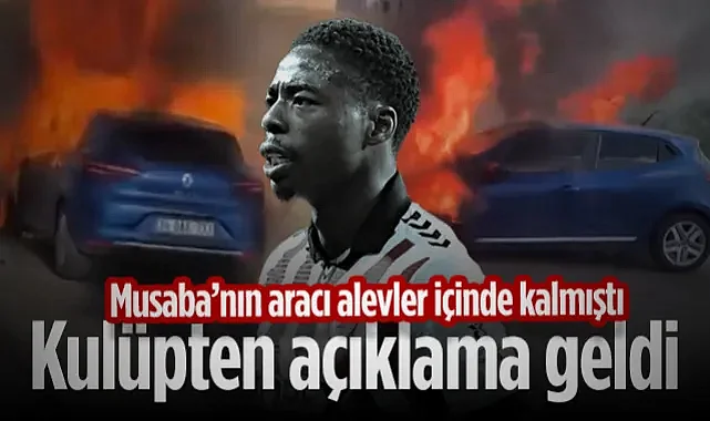 Samsunsporlu Musaba'nın Aracı Alevler İçinde Kalmıştı! Kulüpten Açıklama Geldi...