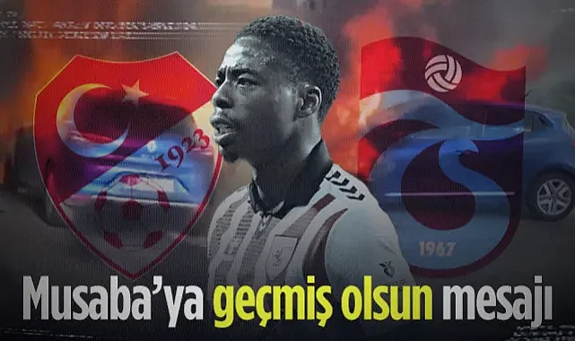 Samsunsporlu Musaba'nın Aracı Yandı! TFF ve Trabzonspor'dan Geçmiş Olsun Mesajı
