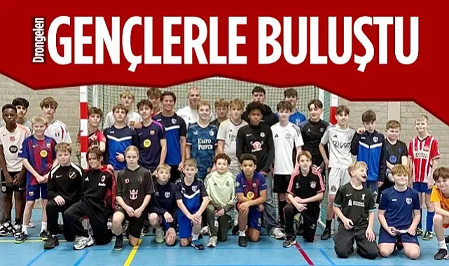 Samsunsporlu Rick van Drongelen Hollanda'da Gençlerle Buluştu!