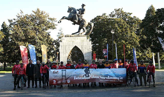 Sarıkamış İçin Pedal Çeviren Bisikletliler Samsun'da