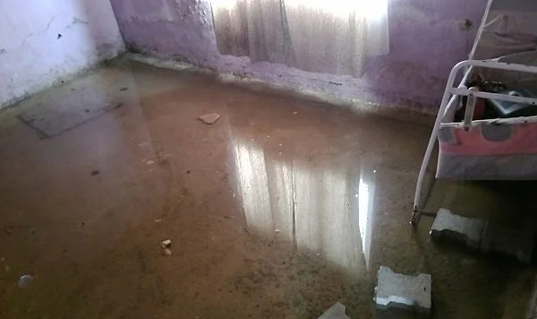 Terme’de Su Baskını Mağduru Aile Cami Lojmanına Yerleştirildi