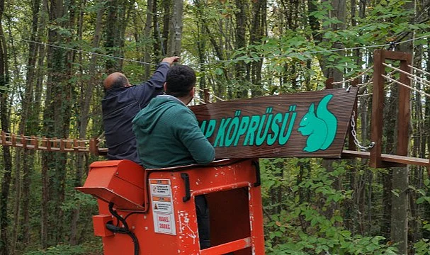 Terme Belediyesi'nden Sincaplar İçin Köprü Projesi