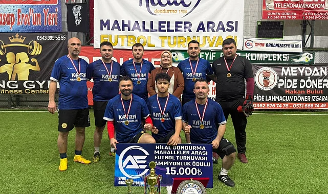 Terme Mahalleler Arası Futbol Turnuvası Şampiyonu Fenk Mahallesi Oldu