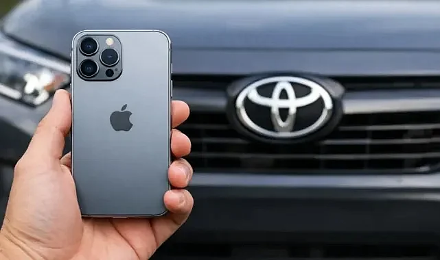 Toyota'ya Apple Car Key Desteği Geliyor: iPhone Anahtar Olacak