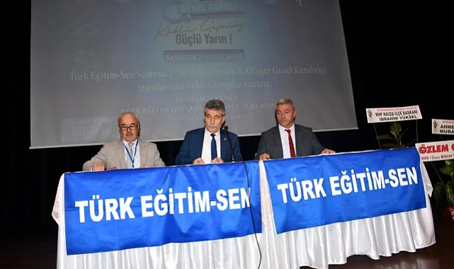 Türk Eğitim Sen Samsun 2 No'lu Şube Genel Kurulu Yapıldı
