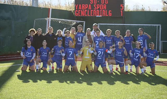  Yab-Pa Kadın Futbol Takımı Gençlerbirliği'ni 5-1'le Geçti