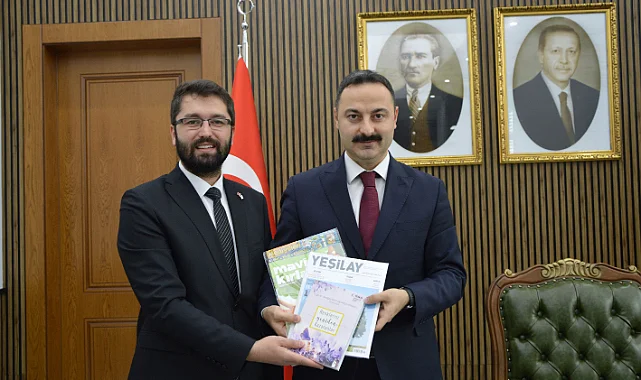 Yeşilay Samsun Şube Başkanı Güneş'ten Kaymakam Ayvat’a Ziyaret