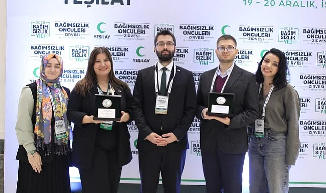 Yeşilay Samsun Şubesi'ne İstanbul'da Anlamlı Ödül