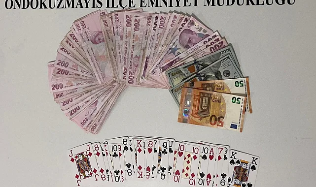 19 Mayıs'ta Kumar Operasyonu: Binlerce Lira ve Döviz Ele Geçirildi