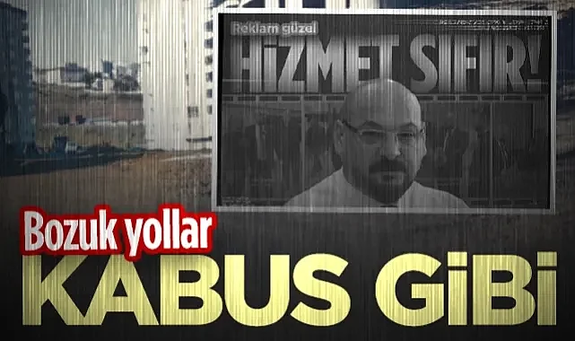 Atakum'da Bozuk Yollar Kabus Gibi