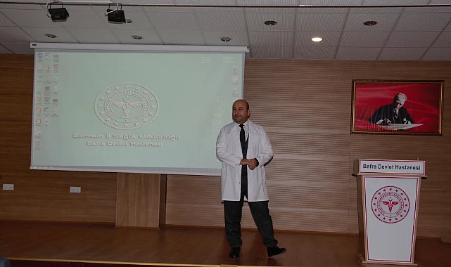 Bafra’da Sağlıkta Hizmet Çıtası Yükseliyor: Hemşirelere Özel Eğitim