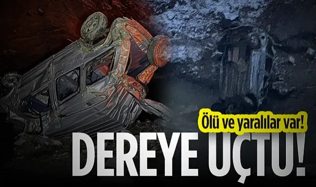 Bafra'da Feci Kaza! Dereye Devrilen Araç Hurdaya Döndü: Ölü ve Yaralılar Var...