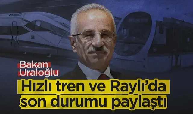 Samsun'da Hızlı Tren ve Raylı Sistemde Son Durum ne? Bakan Uraloğlu Açıkladı...