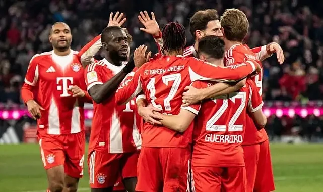 Bundesliga'da Bayern Münih Wolfsburg'u 8-1 Yendi