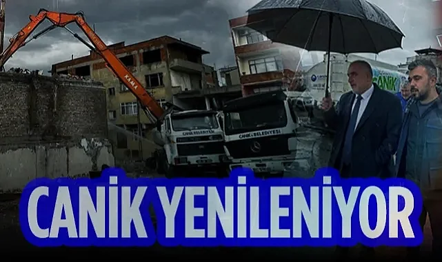 Canik'te Dev Dönüşüm: İbrahim Sandıkçı Soğuksu'da Yıkımları İnceledi