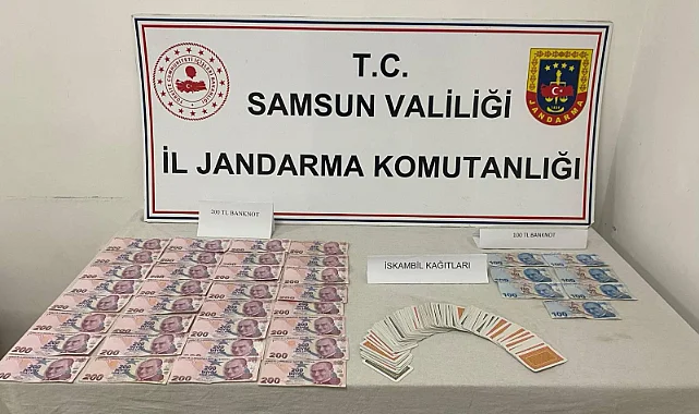 Çarşamba'da Kumar Operasyonu 12 Kişiye Ceza